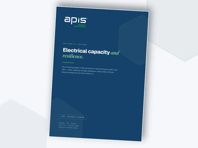 APIS Guide 13 — Electrical Capacity and Resilience, 26-page PDF